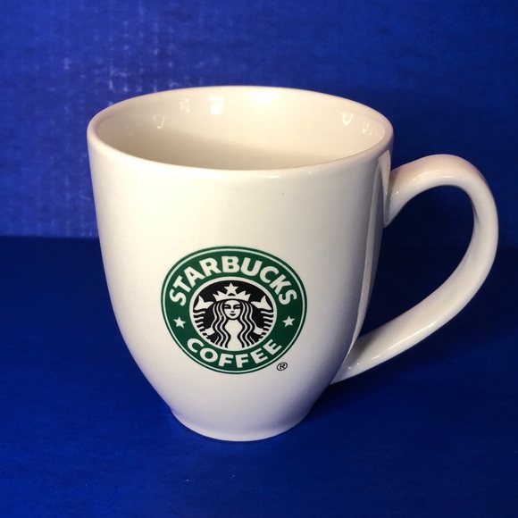 Starbucks 2007 Retired Logo 14 oz White Ceramic Mug - Picture 1 of 7